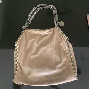 Stella McCartney Taupe shoulder bag with wallet